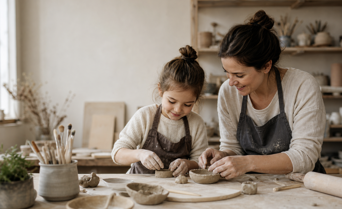 Cours modelage parent-enfant 